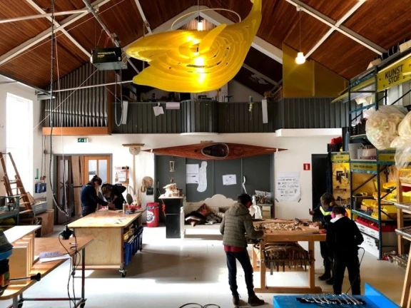 Afbeelding van de werkplek 'Maaklab Arnhem'.
